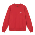 OVERDYED STOCK LOGO CREW RED