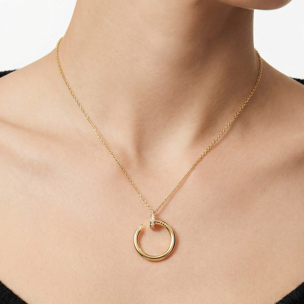 Cartier Juste Un Clou Plain Round Necklace