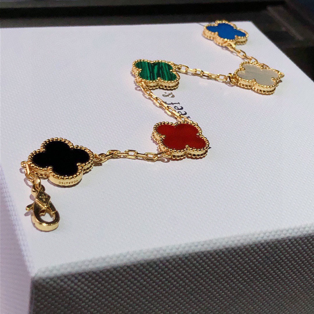 Van Cleef & Arpels Vintage Alhambra Color Bracelet