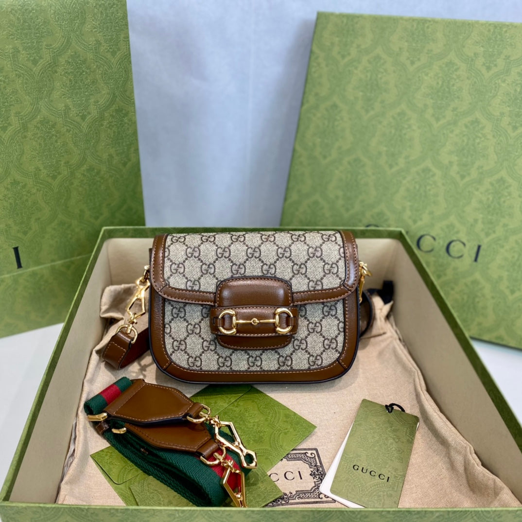 Gucci 1955 Horsebit Mini Saddle Bag-658574