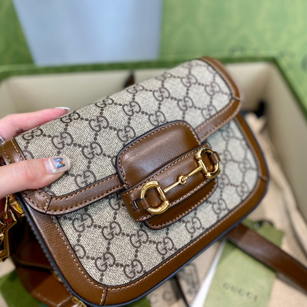 Gucci 1955 Horsebit Mini Saddle Bag-658574