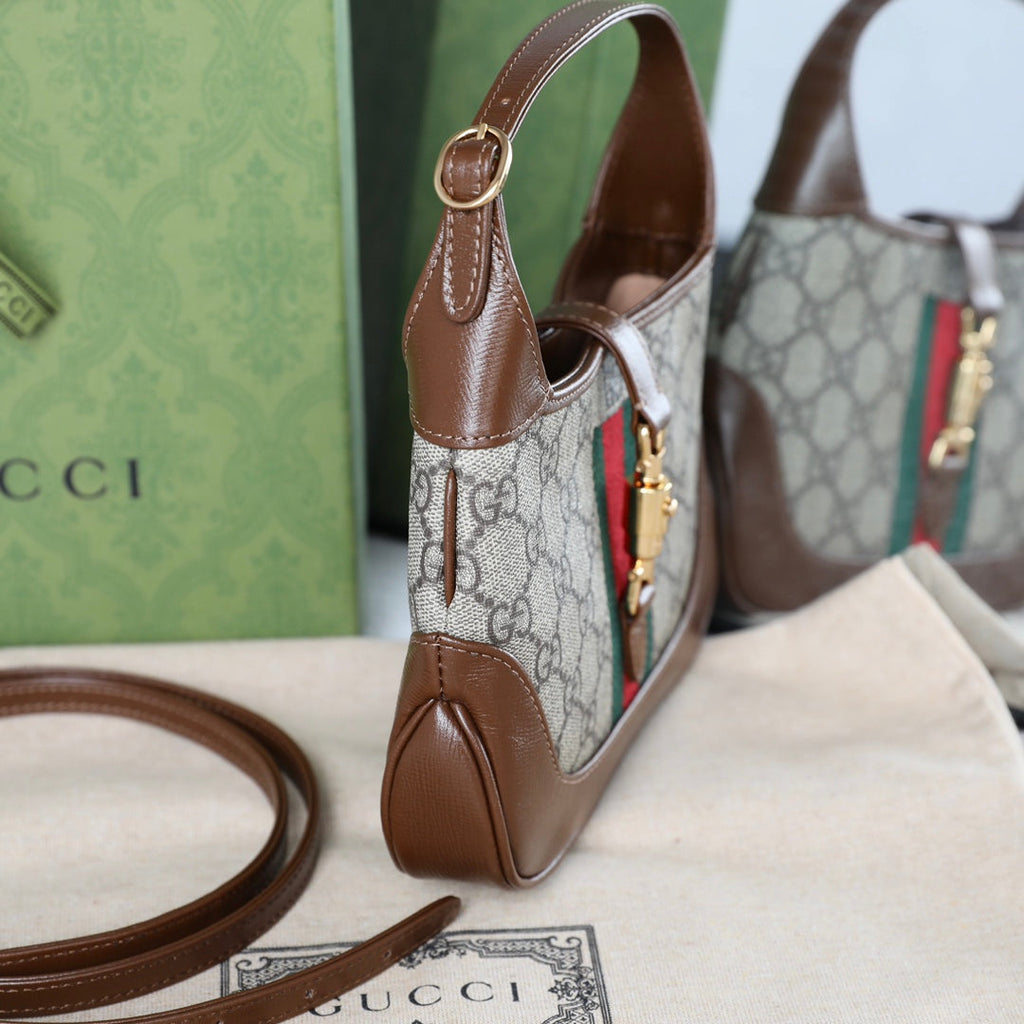 Gucci Jackie 1961 GG Canvas Shoulder Bag-637092