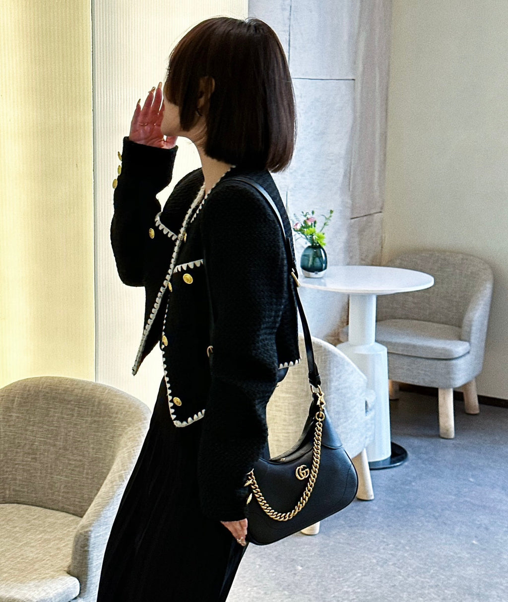 Gucci GG Aphrodite Crescent Shoulder Bag – 731817