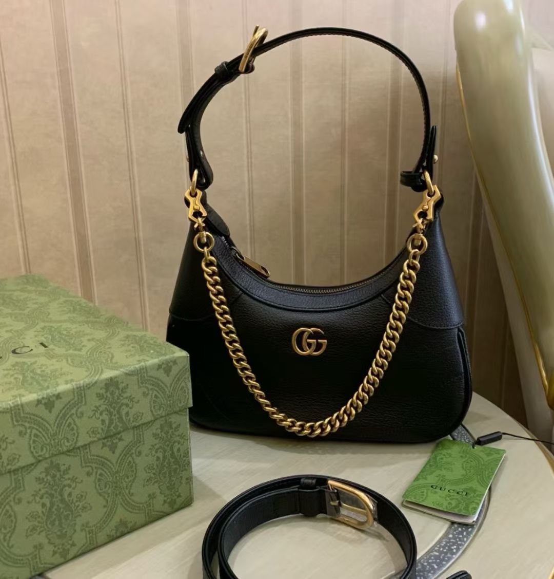 Gucci GG Aphrodite Crescent Shoulder Bag – 731817