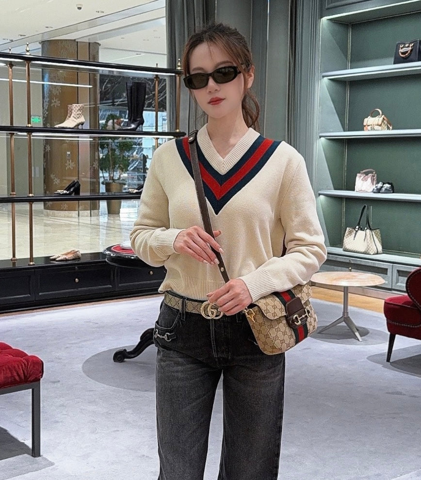 Gucci Horsebit 1955 Canvas Shoulder Bag – 866762