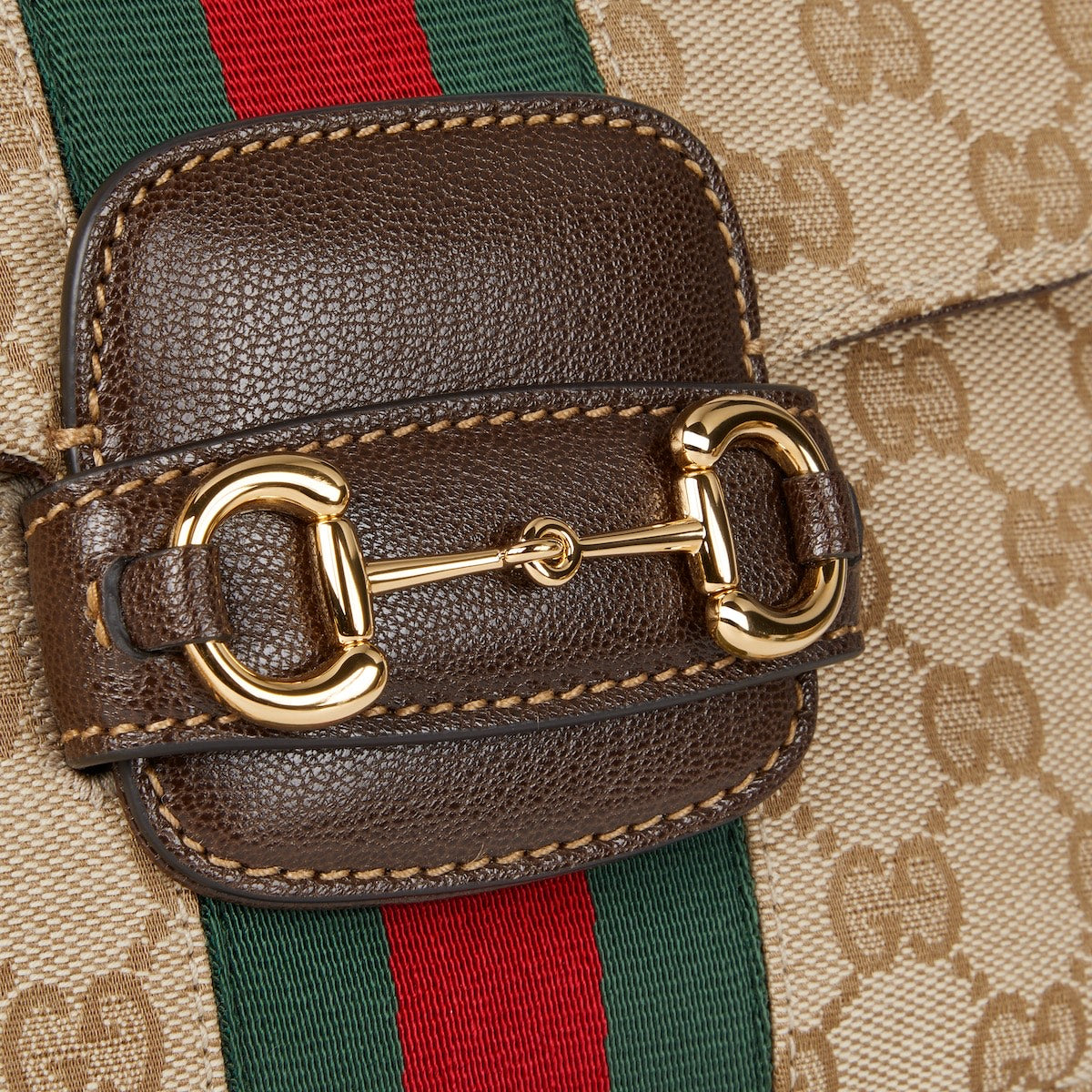 Gucci Horsebit 1955 Canvas Shoulder Bag – 866762