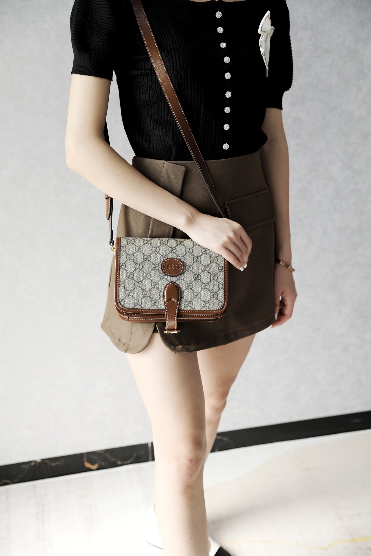 Gucci GG Retro Small Messenger Bag – 671620