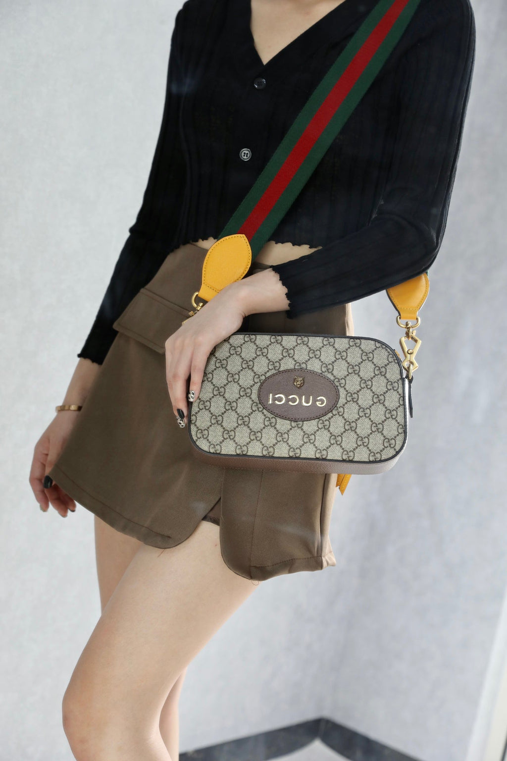 Gucci Neo Vintage Tiger Head Shoulder Bag – 476466
