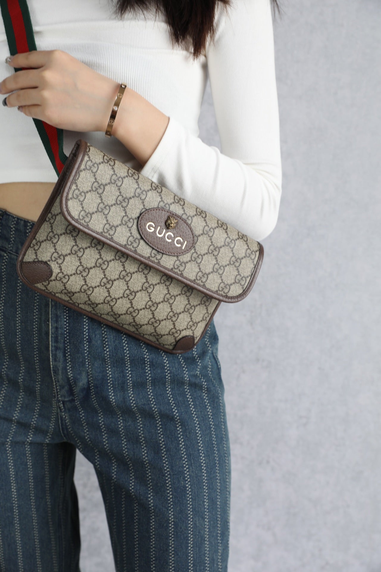 Gucci Neo Vintage Tiger Head Chest Bag – 493930