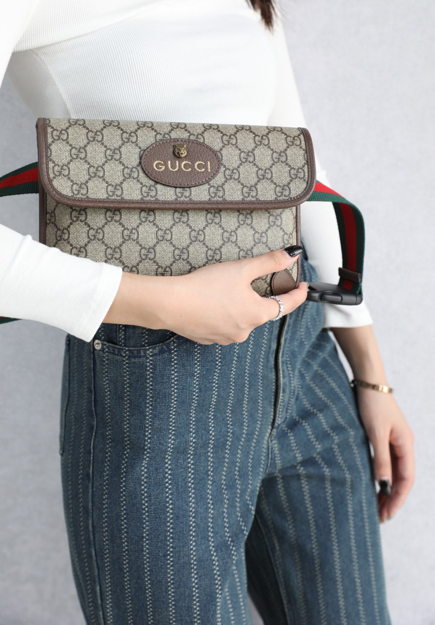 Gucci Neo Vintage Tiger Head Chest Bag – 493930