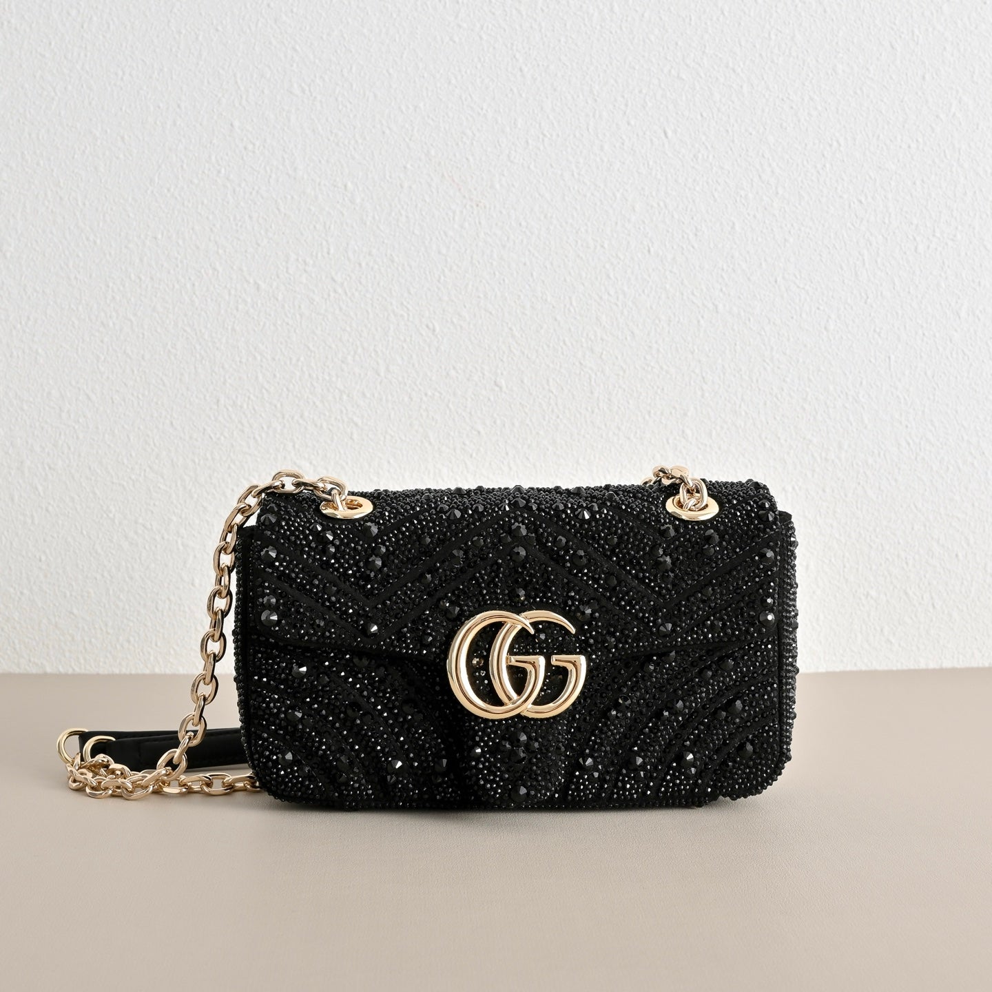 Gucci GG Marmont Crystal Shoulder Bag – 837280