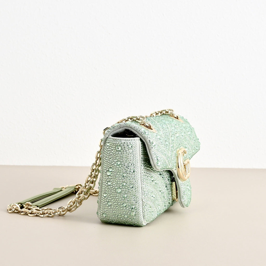 Gucci GG Marmont Crystal Shoulder Bag – 837280