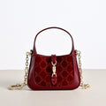 Gucci Jackie 1961 Velvet Shoulder Bag – 836684