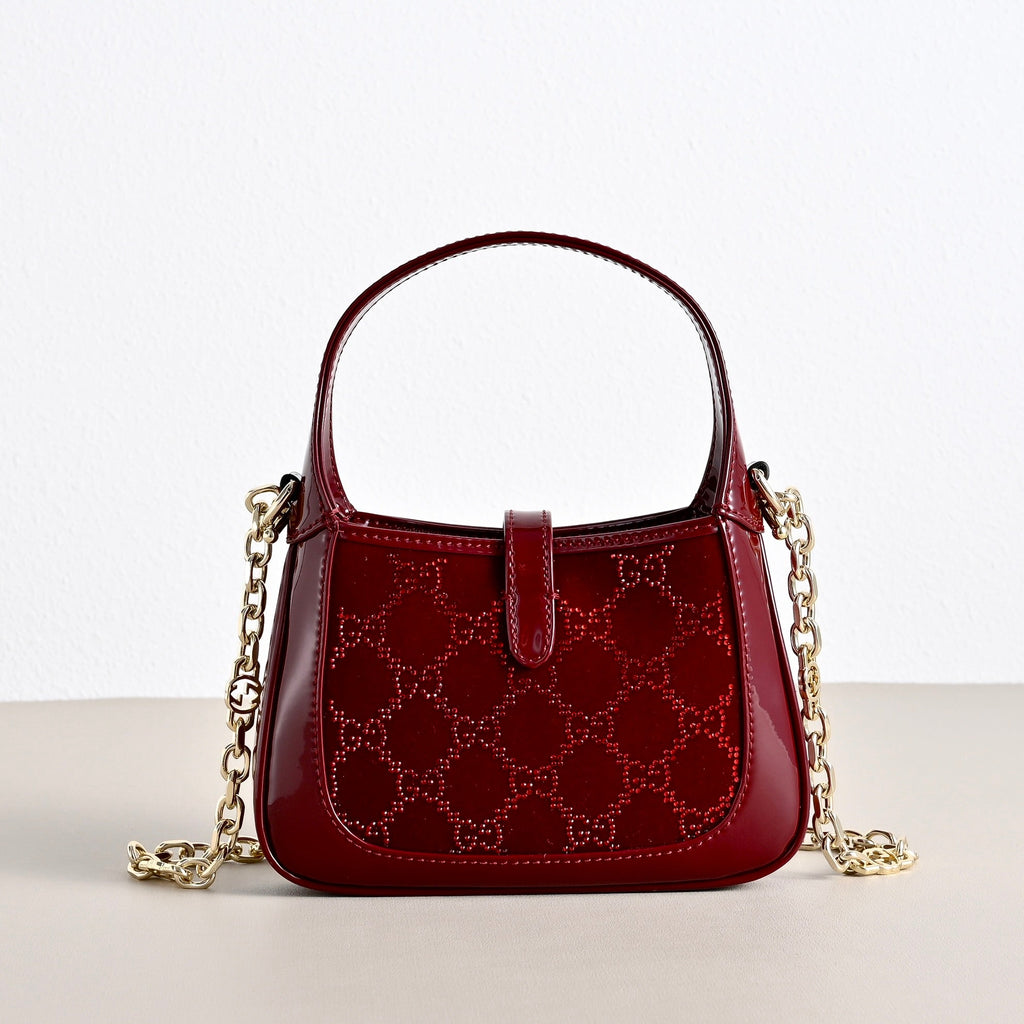 Gucci Jackie 1961 Velvet Shoulder Bag – 836684