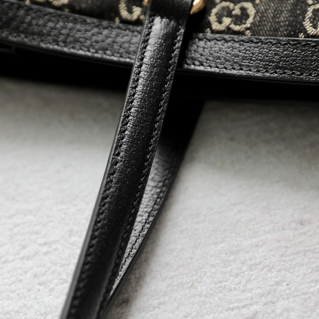 Gucci Black Denim Shopping Bag – 631685