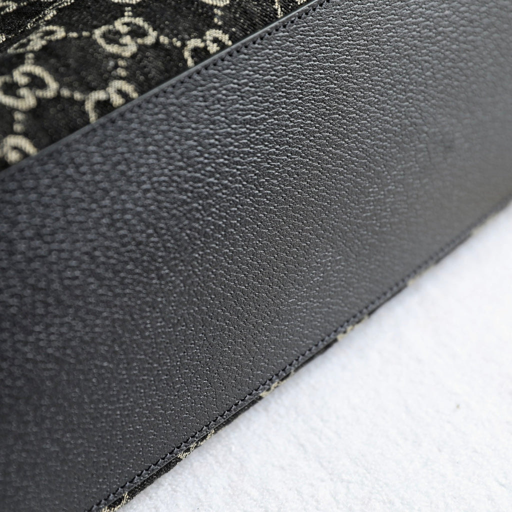 Gucci Black Denim Shopping Bag – 631685
