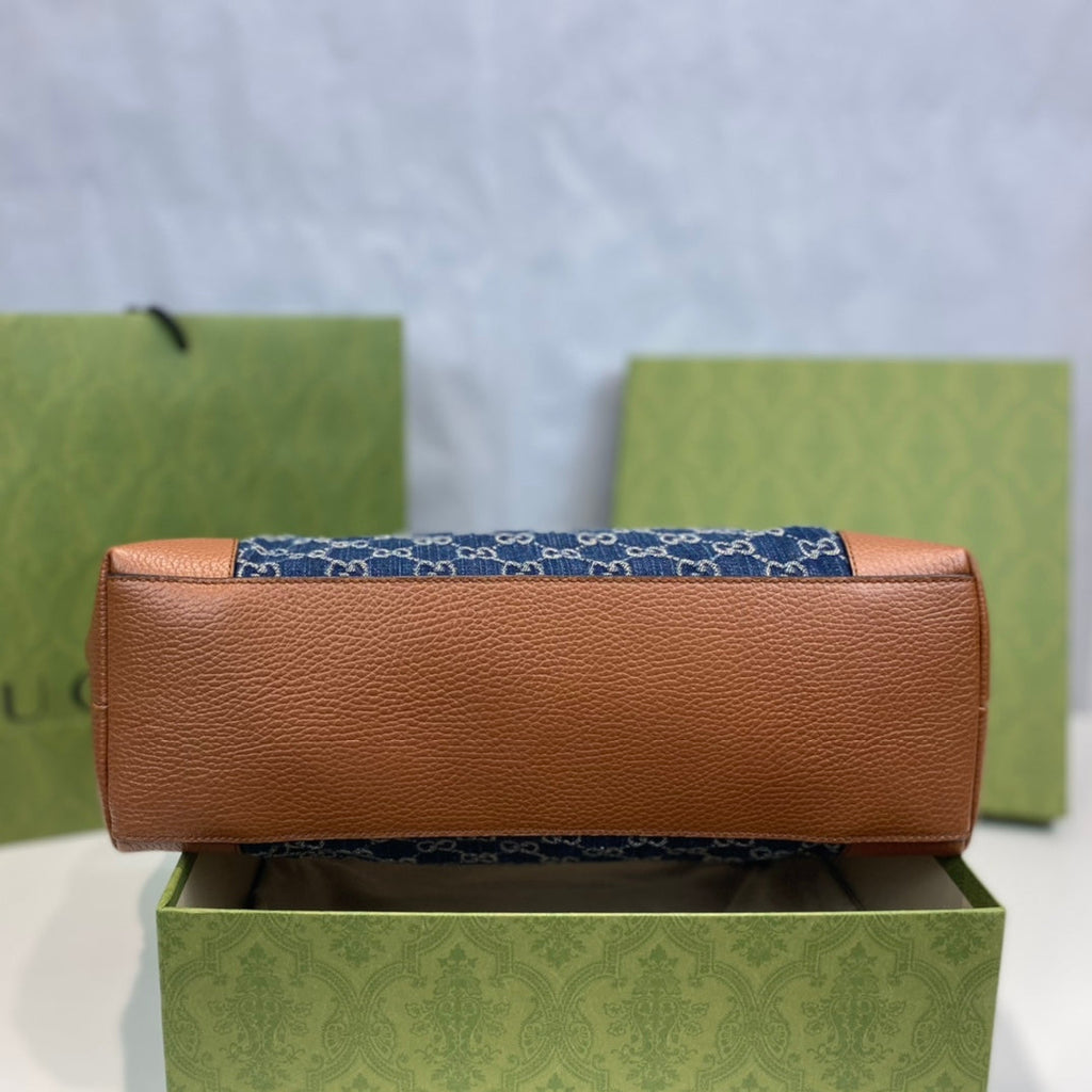 Gucci Black Denim Shopping Bag – 631685