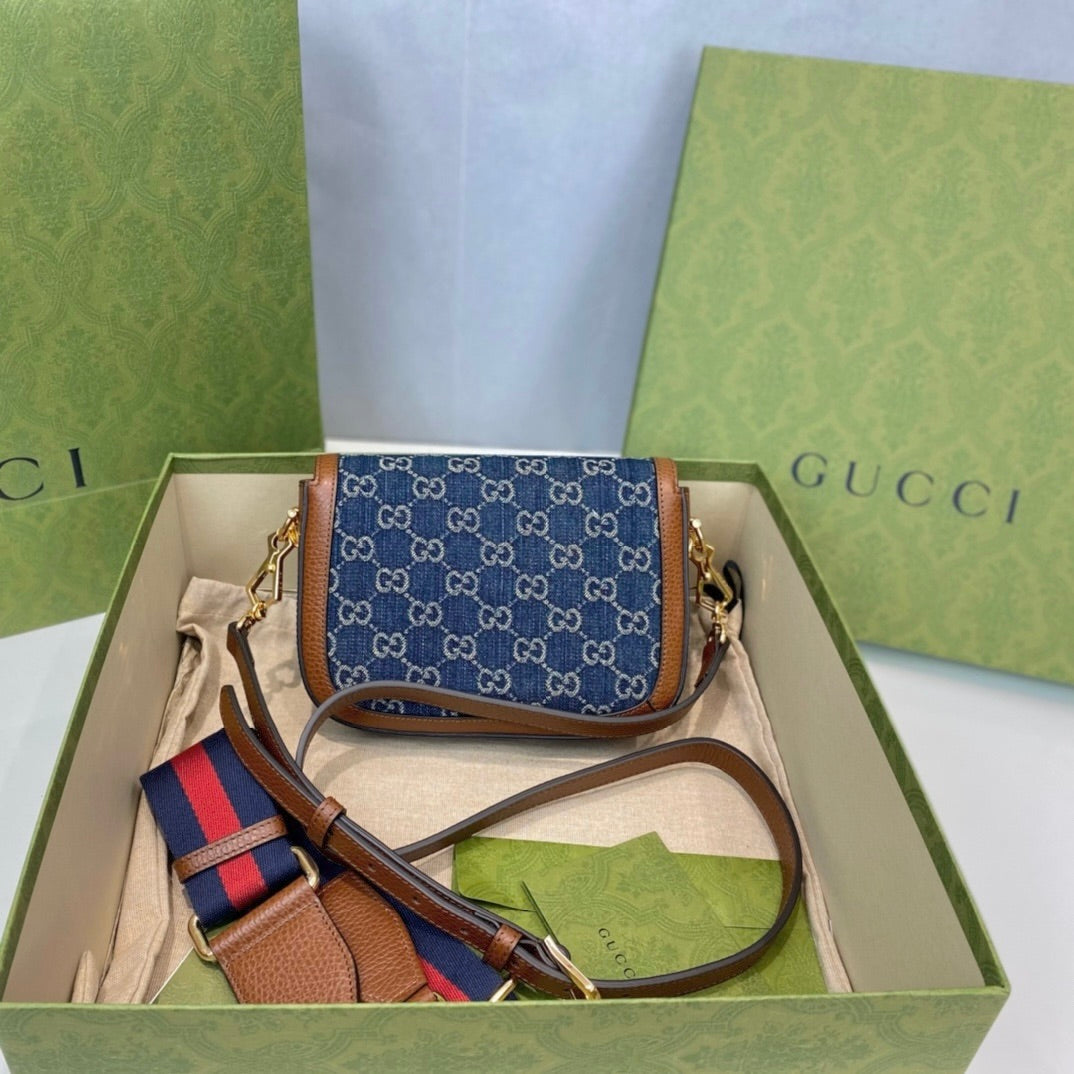 Gucci 1955 Horsebit Mini Saddle Bag-658574