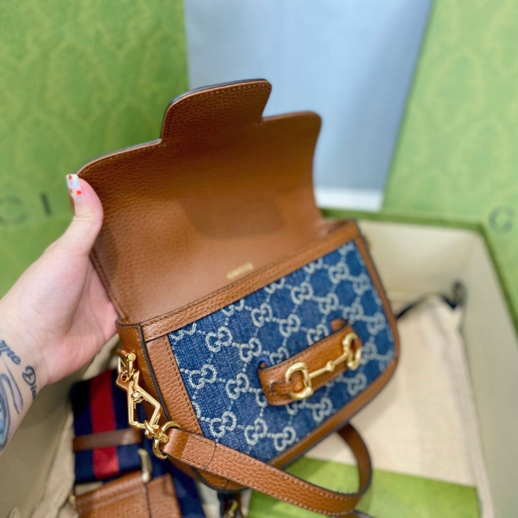 Gucci 1955 Horsebit Mini Saddle Bag-658574