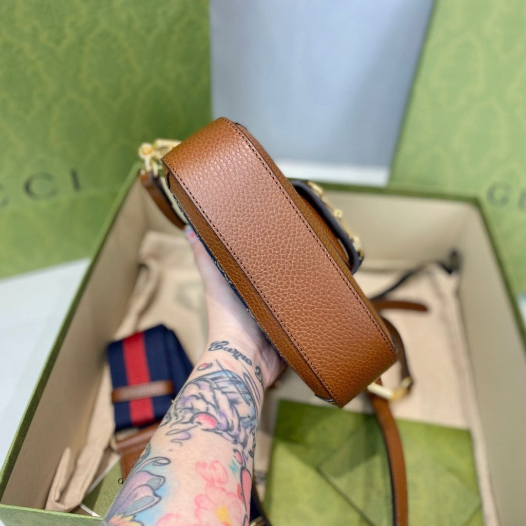 Gucci 1955 Horsebit Mini Saddle Bag-658574