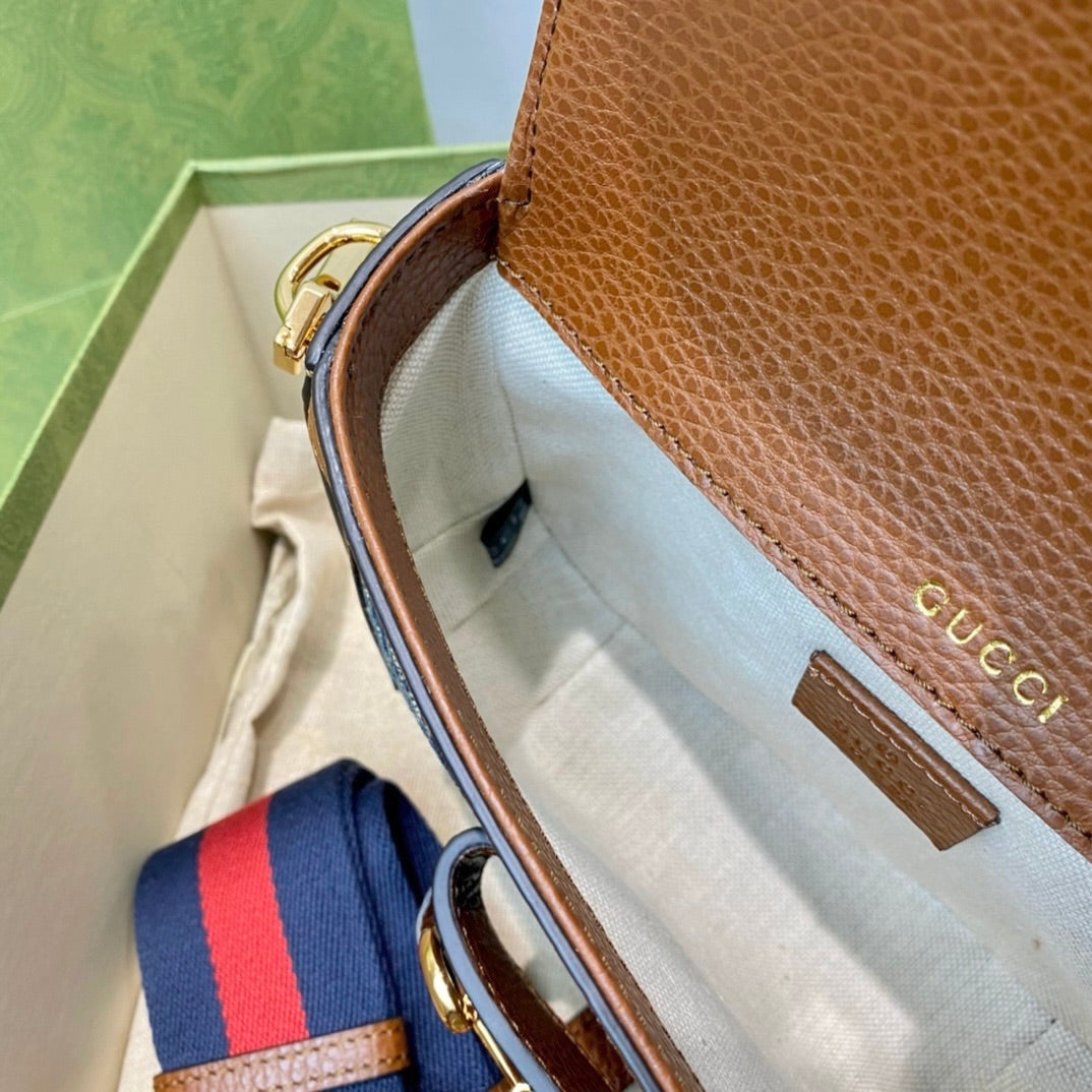 Gucci 1955 Horsebit Mini Saddle Bag-658574