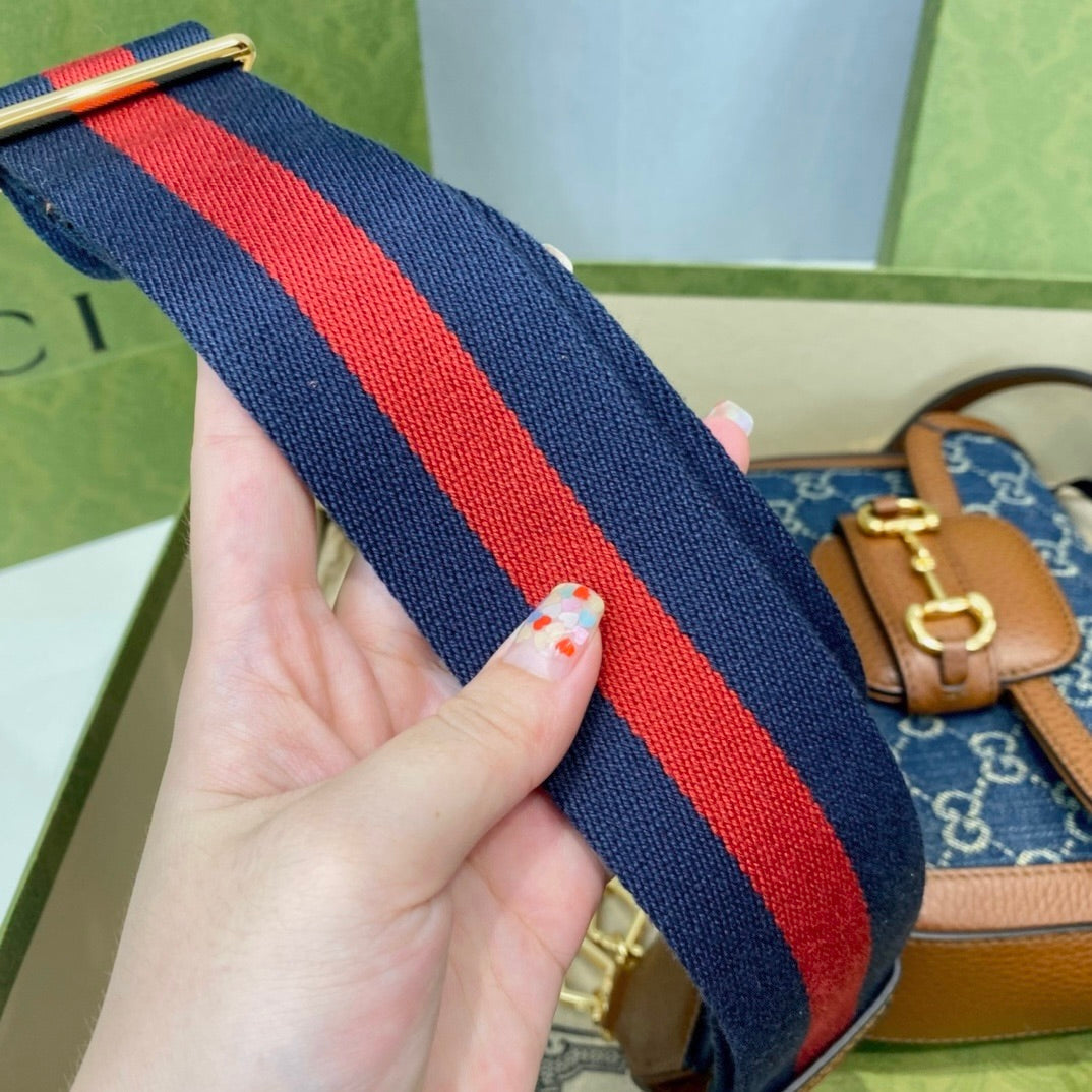 Gucci 1955 Horsebit Mini Saddle Bag-658574