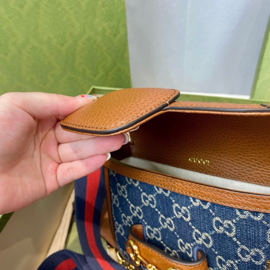 Gucci 1955 Horsebit Mini Saddle Bag-658574