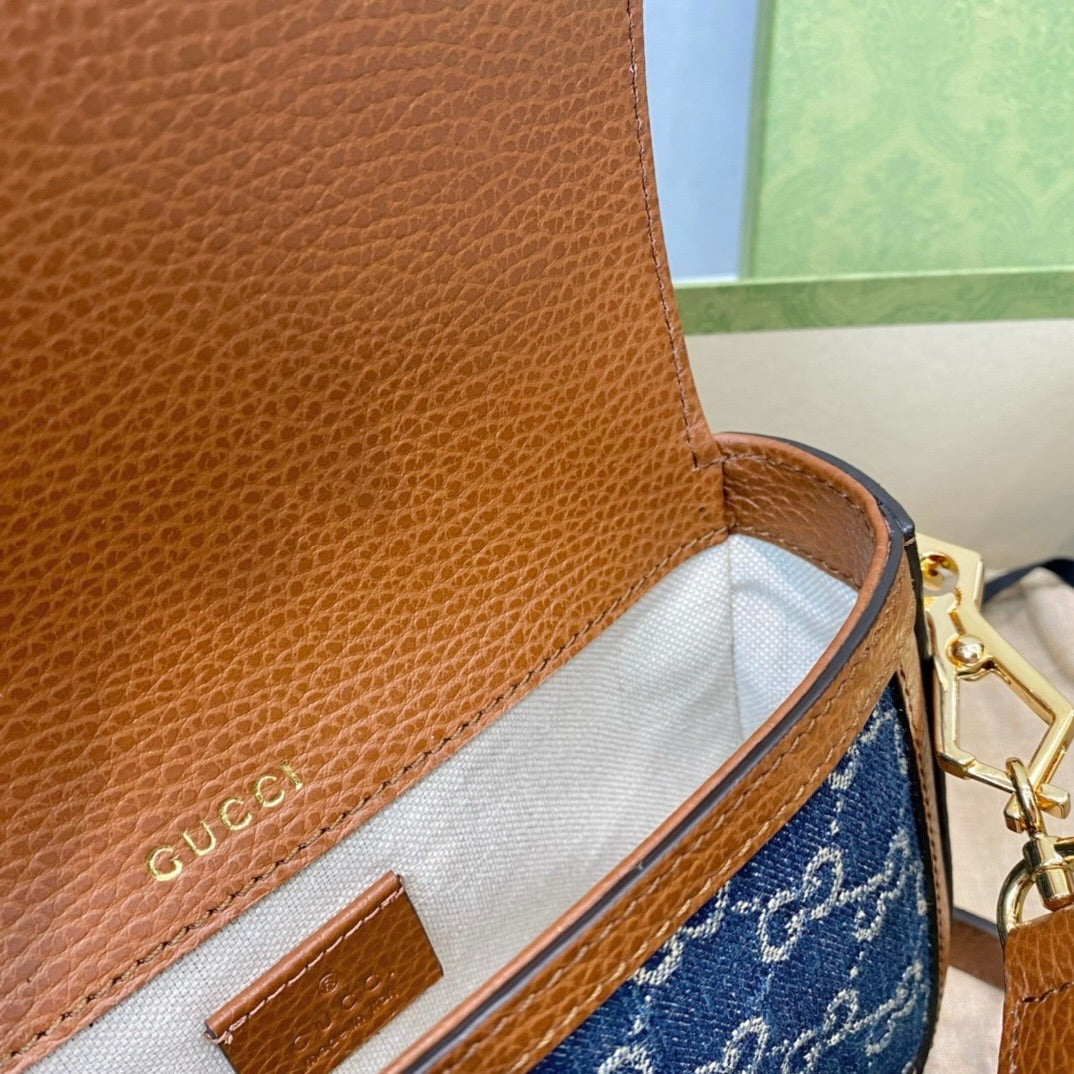 Gucci 1955 Horsebit Mini Saddle Bag-658574