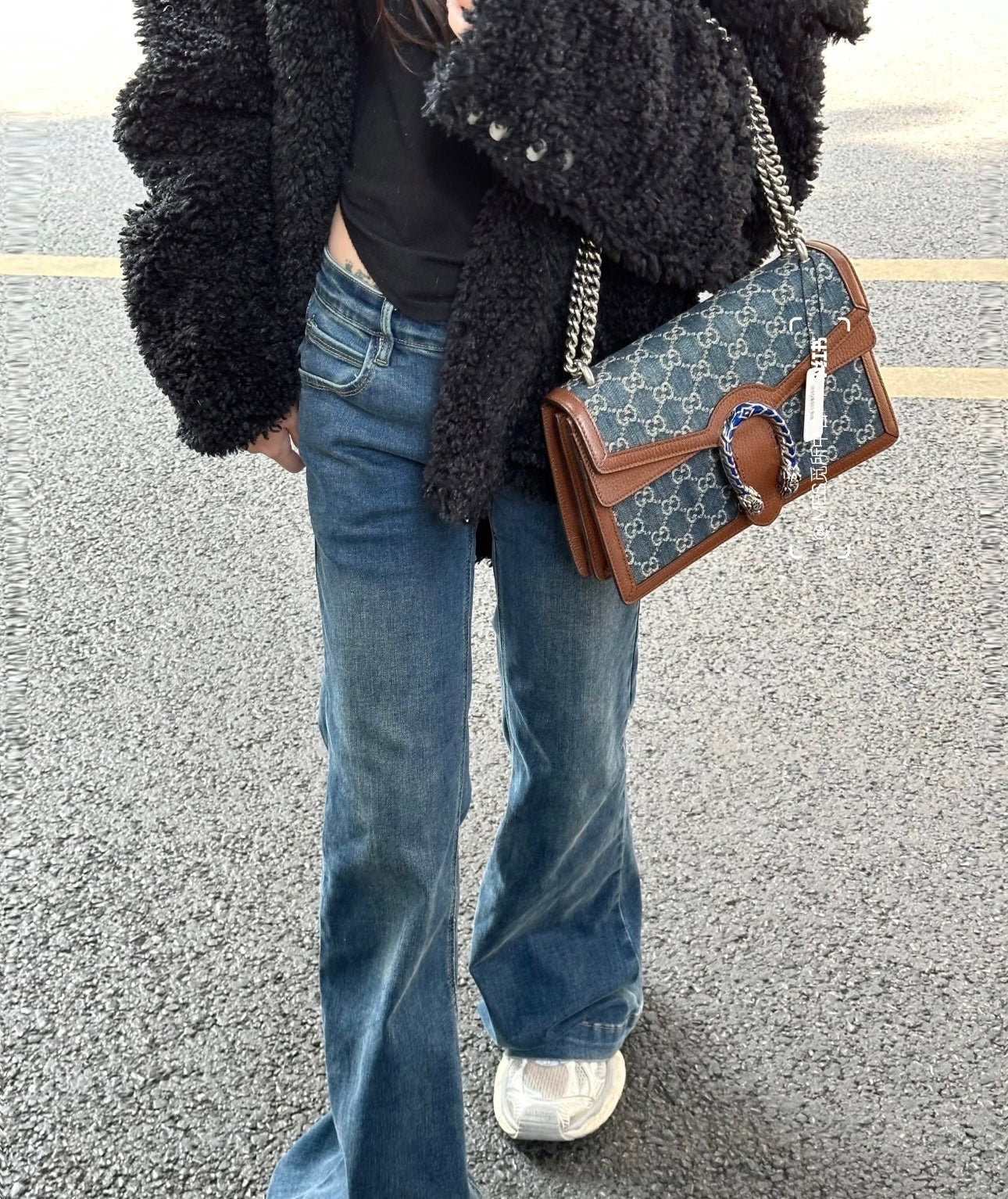 Gucci Dionysus Medium Denim Shoulder Bag – 400249