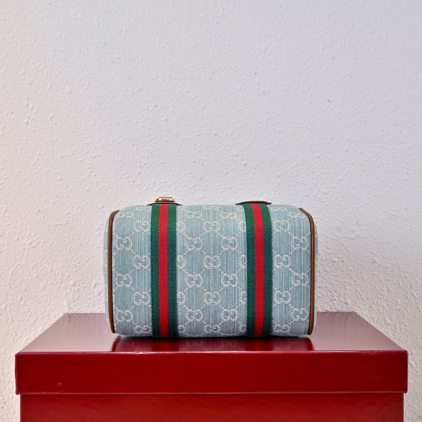 Gucci Ophidia Denim Web Pillow Bag – 859975