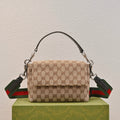 Gucci GG Canvas Small Top Handle Crossbody Bag – 821617