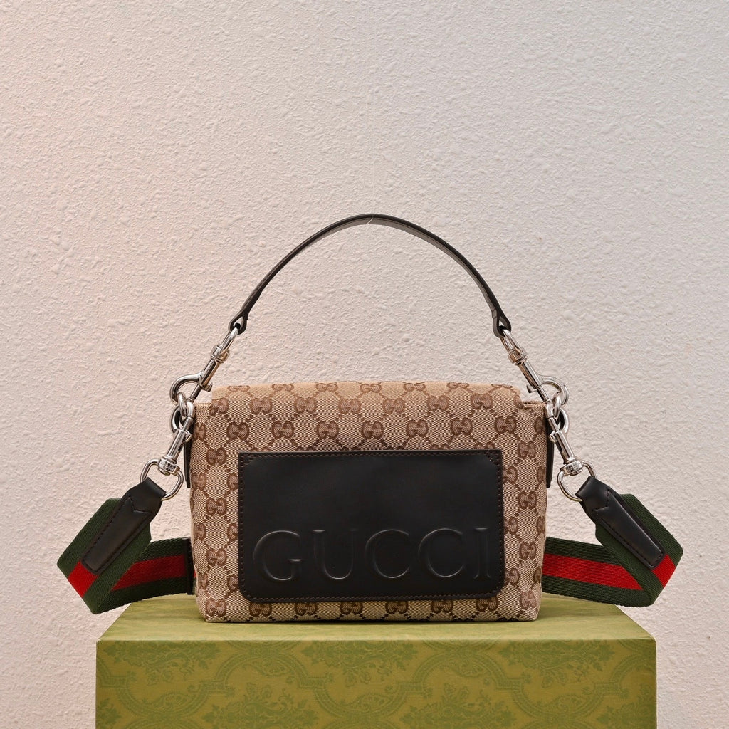 Gucci GG Canvas Small Top Handle Crossbody Bag – 821617