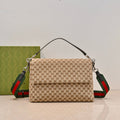 Gucci GG Canvas Large Top Handle Crossbody Bag – 821616